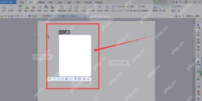 WPS 截图工具中拖动选择自定义截图区域