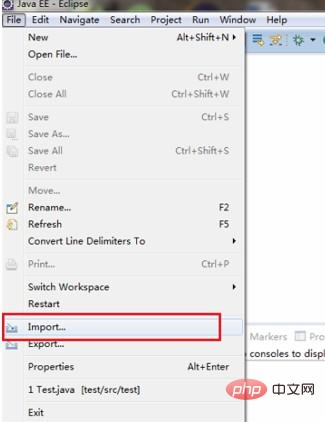 How to import java project in eclipse