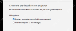 Total Uninstall Windows 监控安装向导中的快照选择区域。