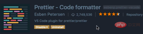 Comment formater le code dans vscode