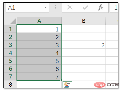 excel一列數字乘以2的方法