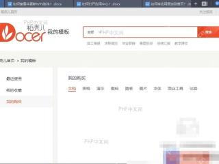 在 WPS 中进入稻壳模板页面