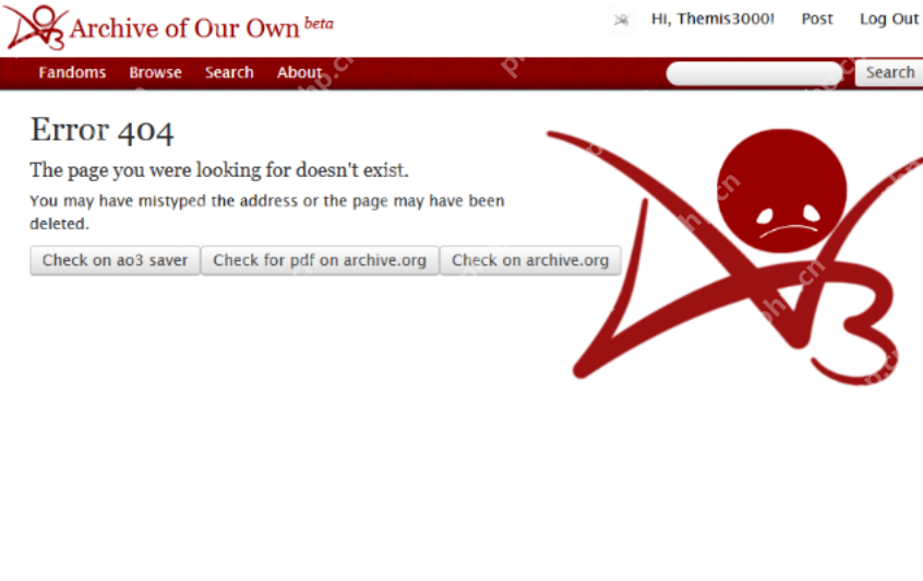 ao3镜像网址导航 ao3网址入口镜像2026 - php中文网