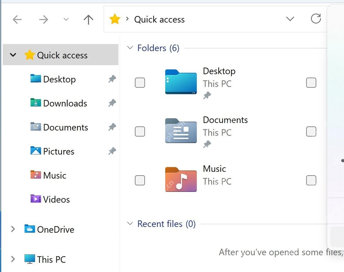 Win11 文件列表显示项目复选框并选中文件