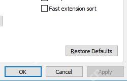 Force Rebuild 按钮对应索引异常时的完整重建。 Everything Indexes 页面右下方,Force Rebuild 按钮清楚可见。