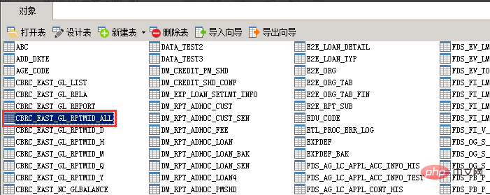 navicat怎麼查看建表語句