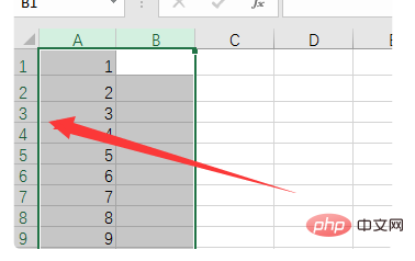 Que dois-je faire s’il manque la colonne A du tableau Excel ?