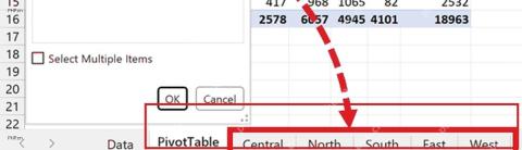 Excel 底部出现按地区名称生成的多个工作表标签