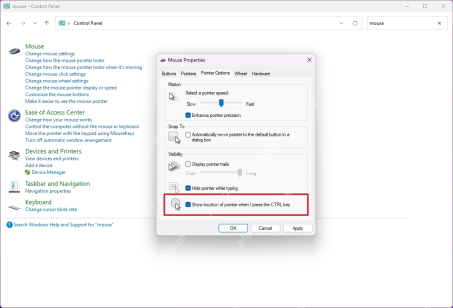 win11鼠标指针不见了怎么办_win11鼠标指针显示恢复指南 - php中文网