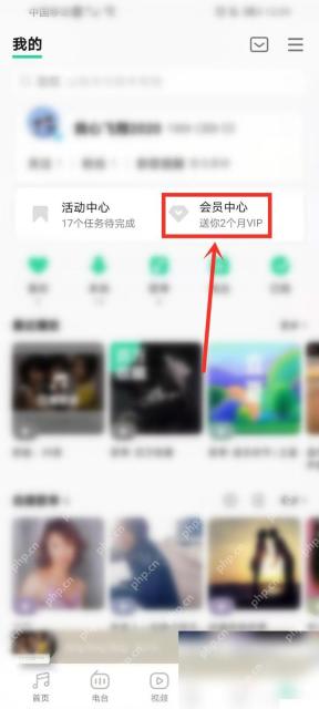 QQ音乐怎么兑换会员兑换码步骤2操作截图