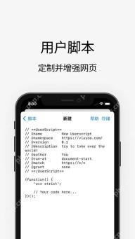 Via用户脚本编辑与保存界面