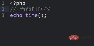 There are several ways to get timestamp in php