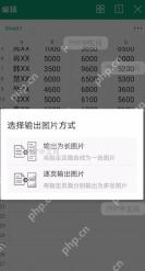 如何将表格 以图片方式分享结果检查
