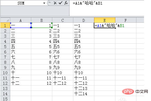 How to merge two rows into one row in excel