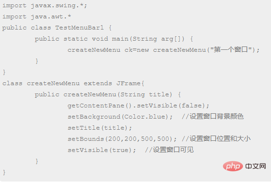 Javaはウィンドウの背景色を設定します