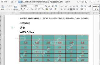 如何在文档表格下方插入行？