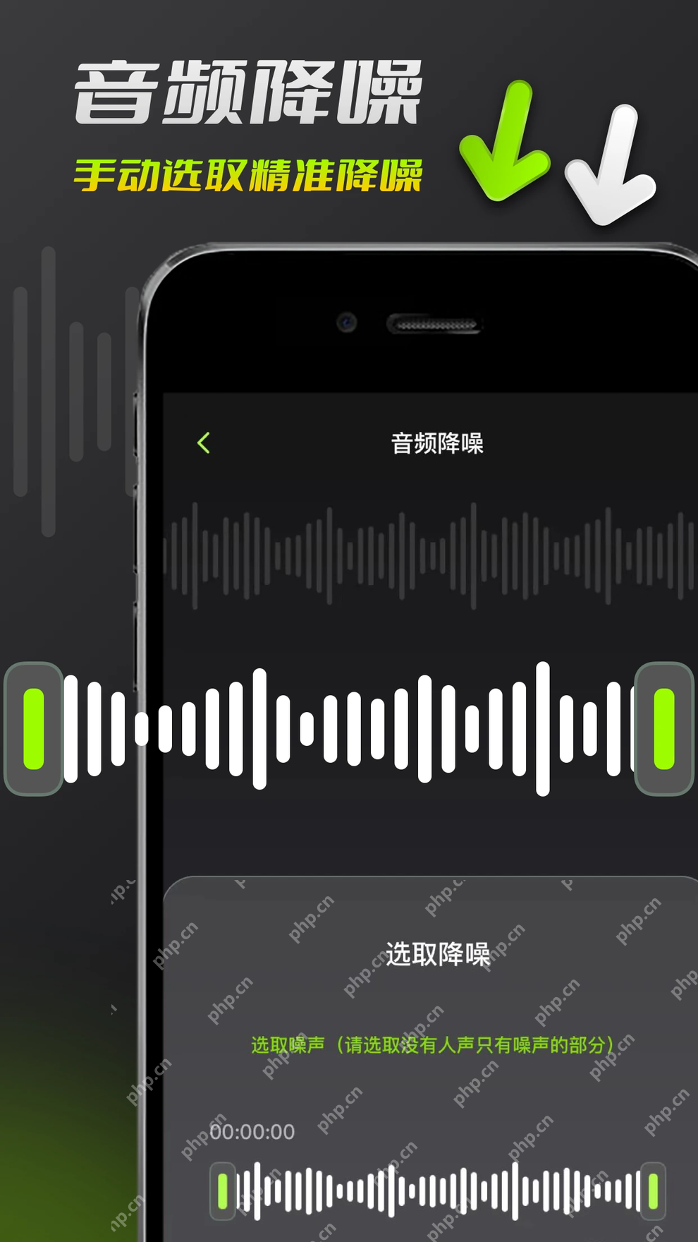 音频剪辑App的智能降噪中文界面