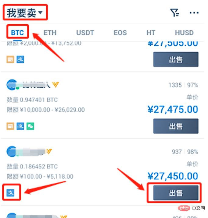 Huobi.com でビットコインを売買する方法