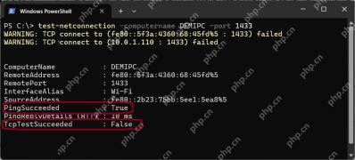 Windows 11 根据 False 结果缩小范围的真实界面截图