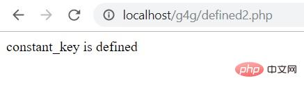 php中defined()函數怎麼用
