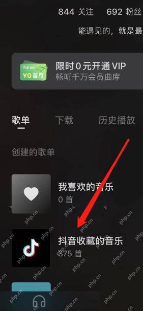 进入收藏歌曲歌单