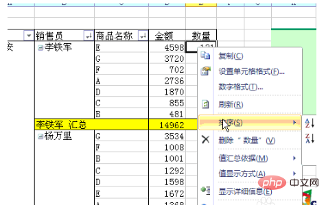 列ラベルの設定方法