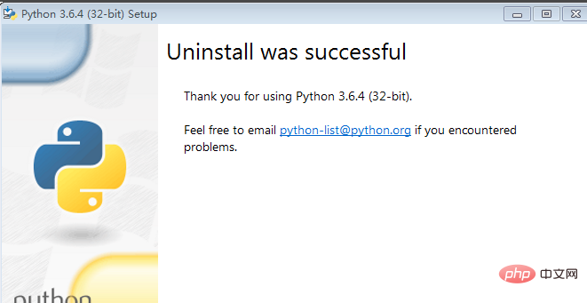 where to uninstall python