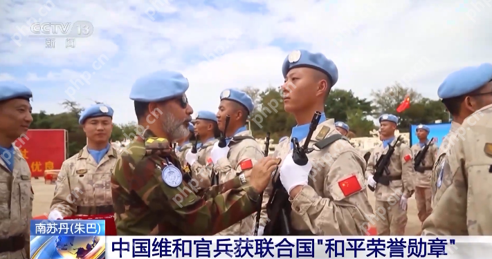 700名中国维和官兵荣获“和平荣誉勋章” - php中文网