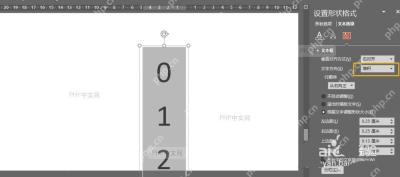 PowerPoint插入文本框工具界面