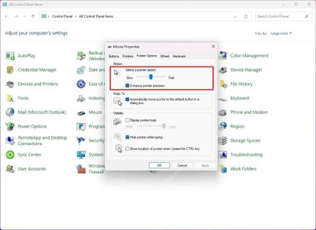 win11鼠标速度怎么调_win11鼠标移动速度调节步骤 - php中文网