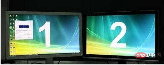 兩個顯示器怎麼使用同一台電腦