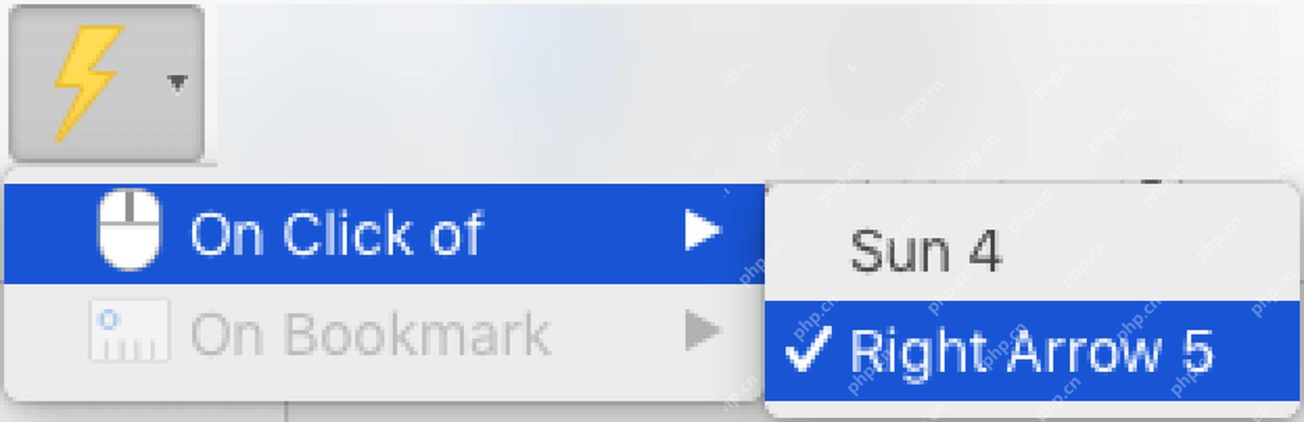 PowerPoint 触发器单击对象列表中选择按钮对象