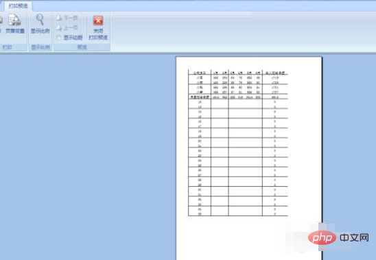 How to set excel zoom printing