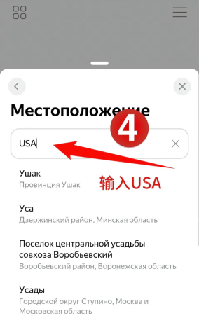 删除原文字后输入USA