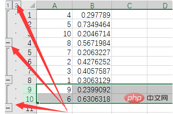 How to use random grouping method in Excel