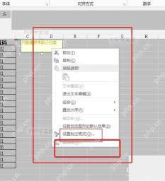 Excel批注右键菜单中打开设置批注格式