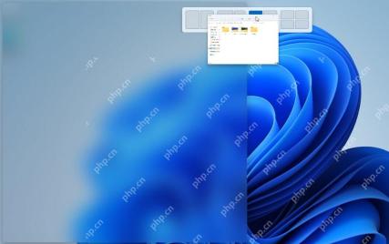 win11分屏功能怎么打开_win11分屏功能设置与快捷键介绍 - php中文网