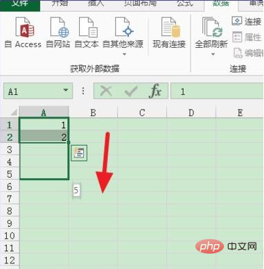 How to make drop-down numbers automatically increase in excel
