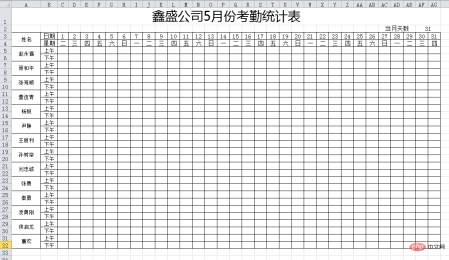 1654137036293471.png Practical Excel skills sharing: Make a smart attendance sheet