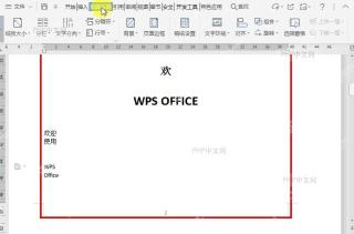 WPS如何取消文档页面边框?中间操作