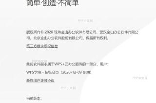 WPS如何查看并更新WPS版本?设置效果