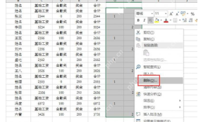 Excel 工资条完成后删除或筛选辅助列