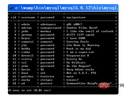 How to query the database name in mysql