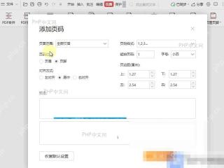 PDF如何文档中添加页码? 设置添加页码