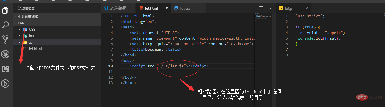 What is relative path in web frontend