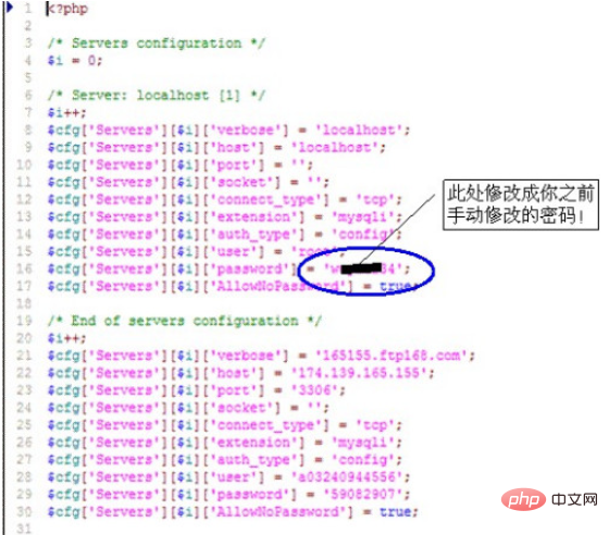 What should I do if phpmyadmin cannot access it after changing the root password?