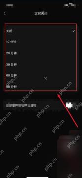 汽水音乐定时关闭时间列表