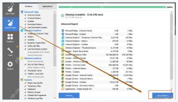 CCleaner Windows 电脑端 Windows Explorer Thumbnail Cache 勾选和分析结果位置