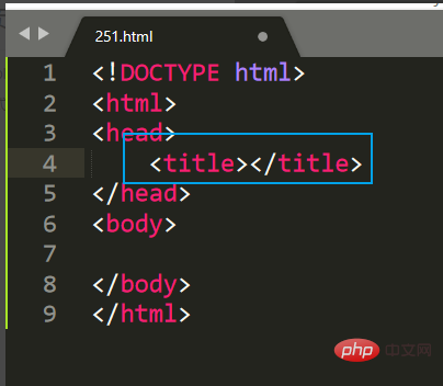 html網頁標題怎麼設定