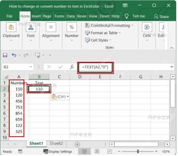 Excel 公式栏示意通过公式拼接文本结果，用于生成 3:7 这类比例
